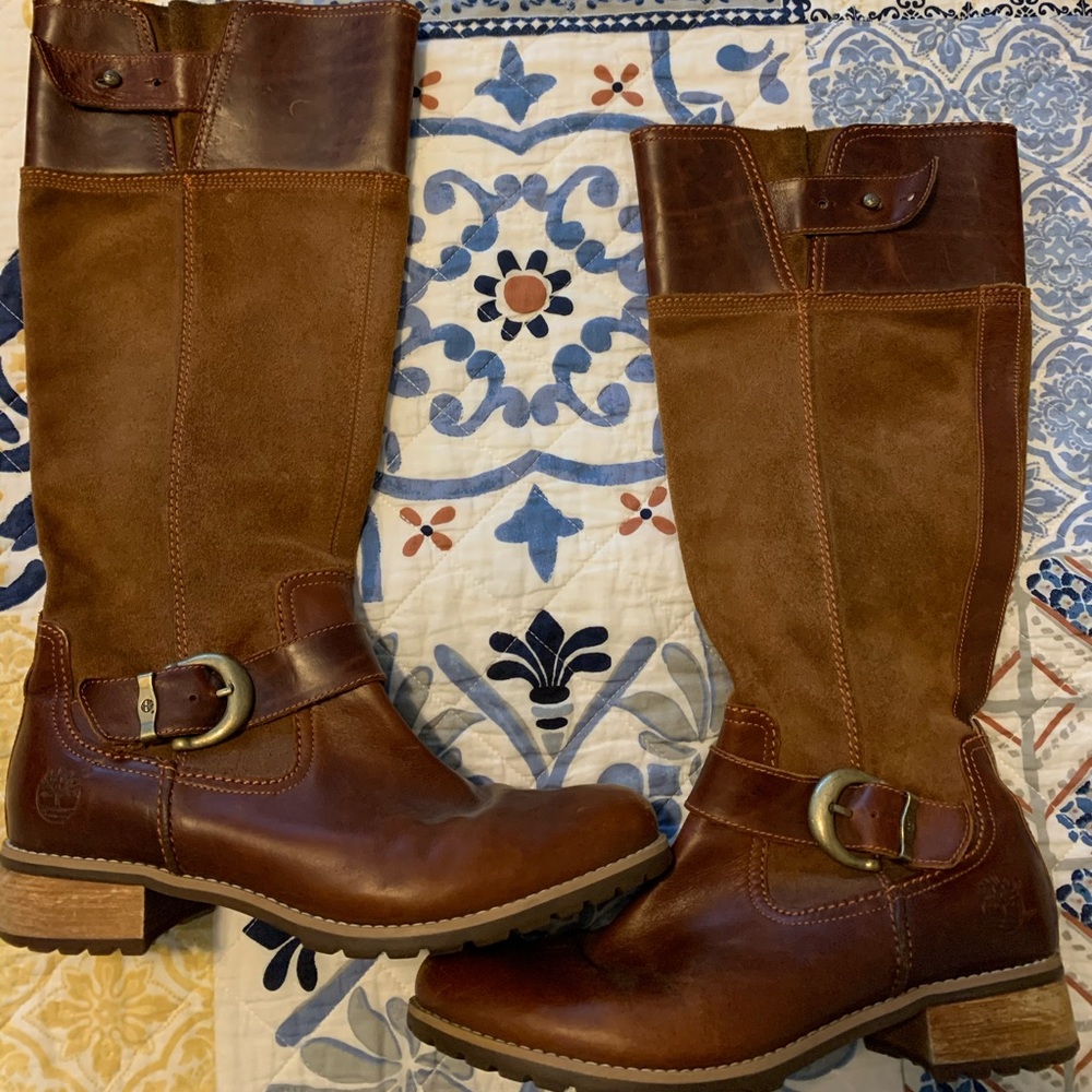 Women’s 8.5 Timberland tall Boots